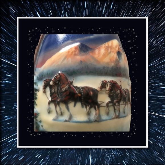 BUDWEISER 2000 Holiday in The Mountains Beer Stein - Picture 3 of 5